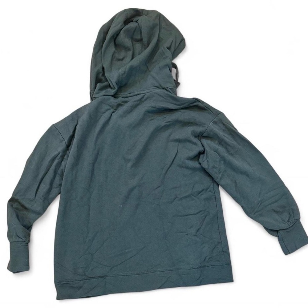 Olive Green V Neck Hoodie size Medium women’s - Picture 6 of 6